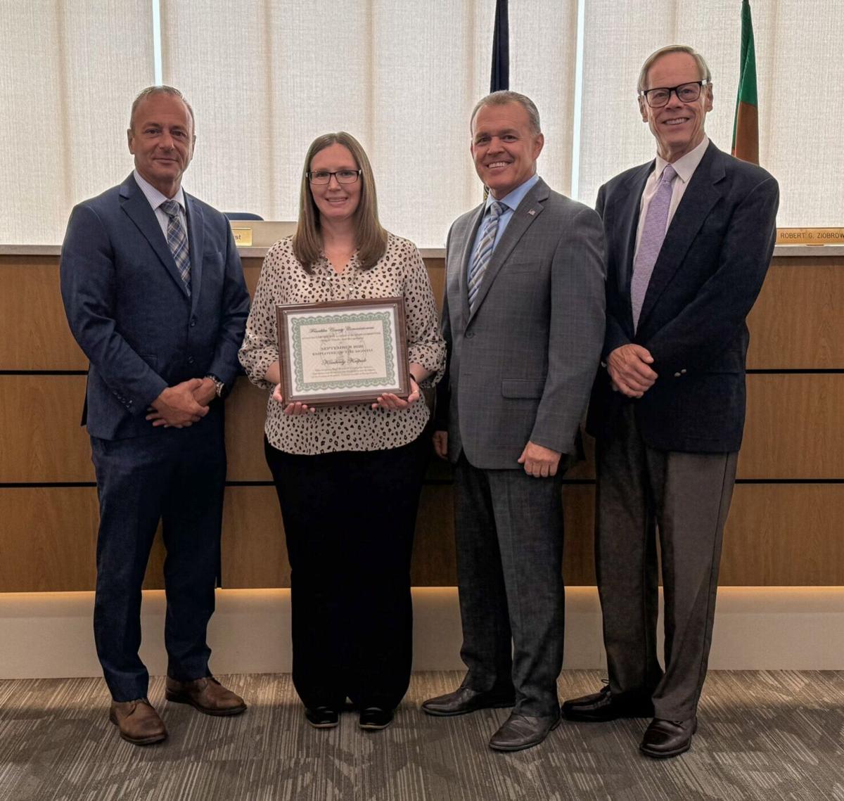 Kulpak Named Franklin County’s September Employee Of The Month