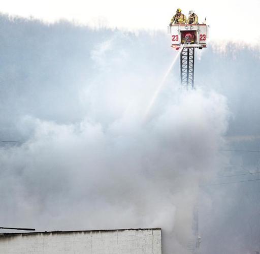 Two injured in explosion, fire at excavation company near Dillsburg