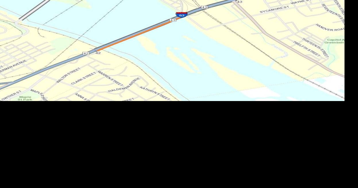 Lane restriction scheduled on I-83 South Bridge