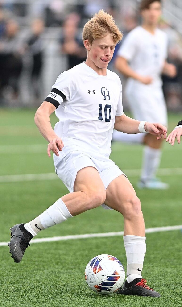 2023 All Sentinel Boys Soccer Camp Hill s Ty Kirchhoff comes up