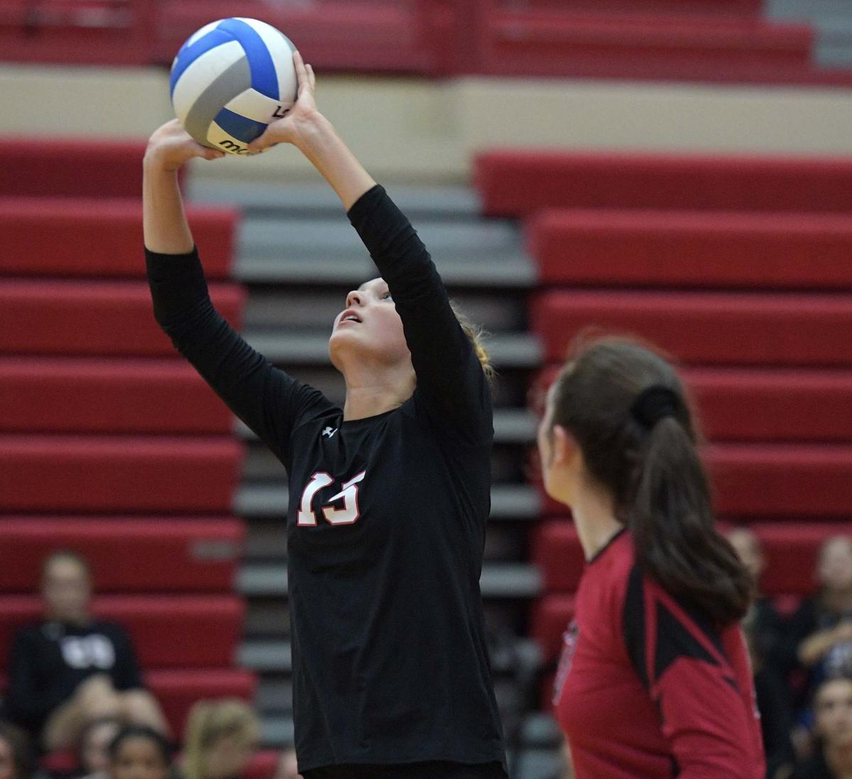 Hs Girls Volleyball Cumberland Valley Loses Nip And Tuck 5
