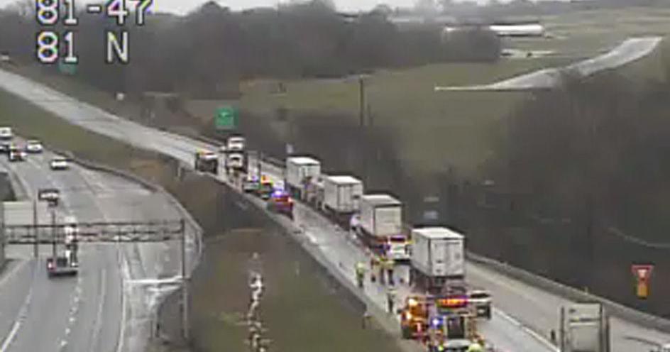 Multi-vehicle crash causes backlog on Interstate 81 north in Carlisle
