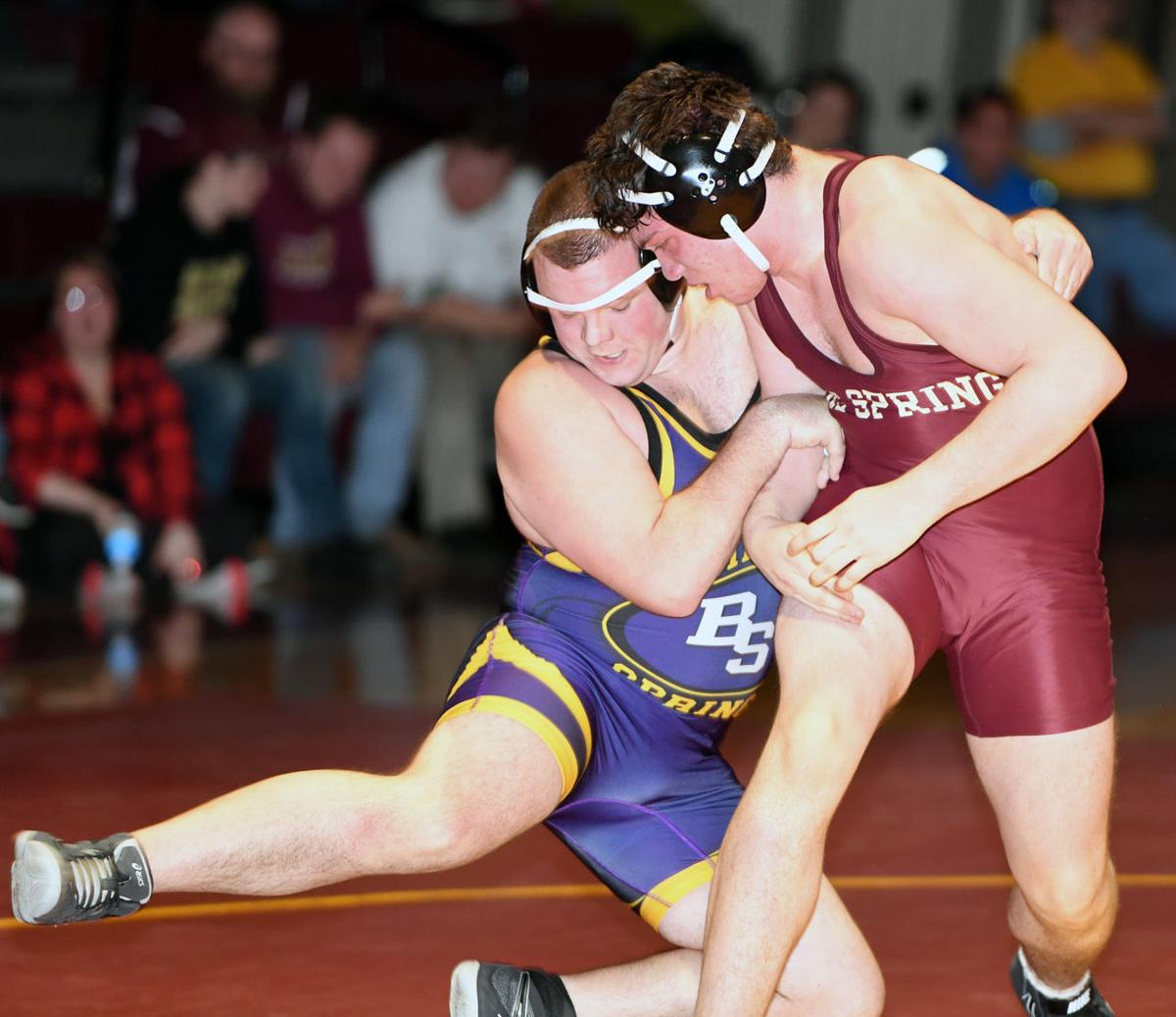 HS Wrestling Big run hands Boiling Springs win in annual meeting with Big Spring Wrestling
