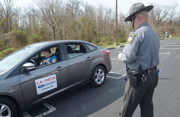 Students learn driving safety in regional competition in East Pennsboro ...