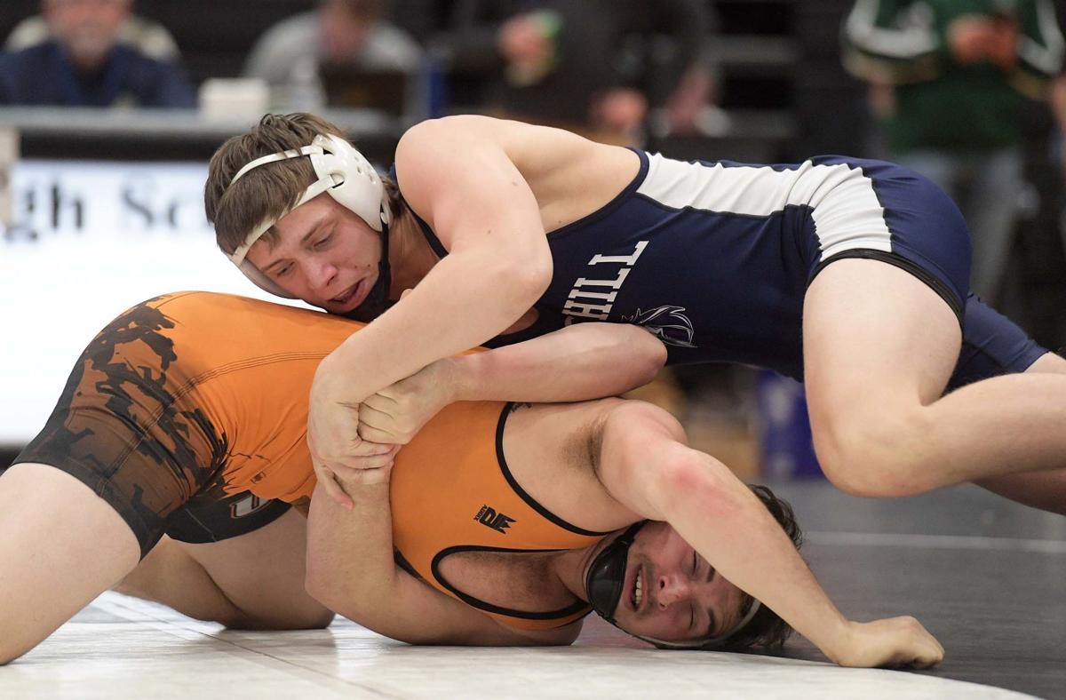 PIAA Regional Wrestling Highlights Camp Hill moves Max Delaye, Sean