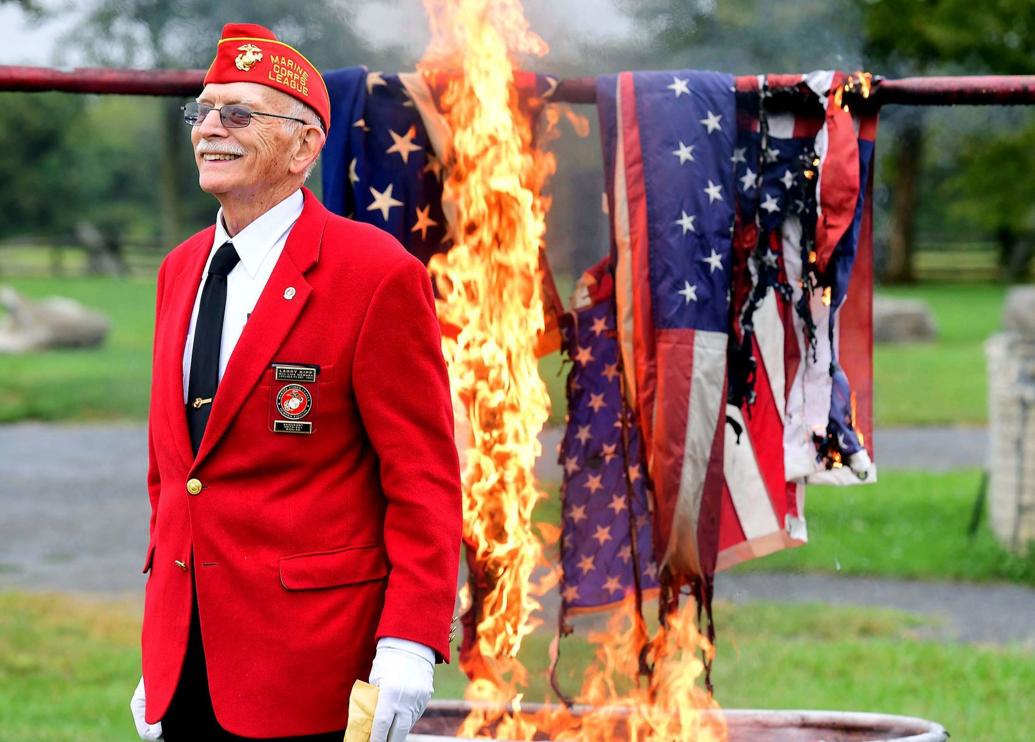 Lewis B Puller Jr Marine Corps League Detachment 524 Flag Retirement