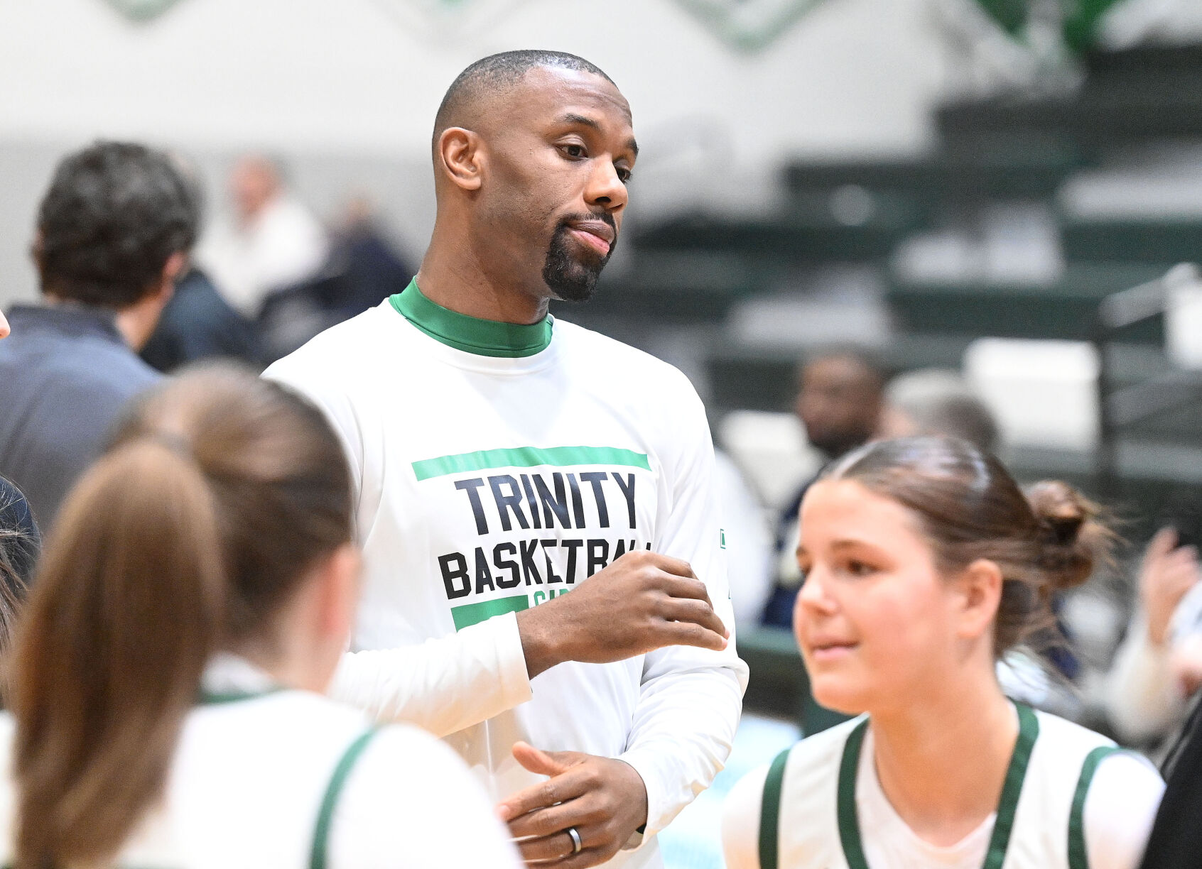 Trinity girls basketball races past MLK in PIAA opener
