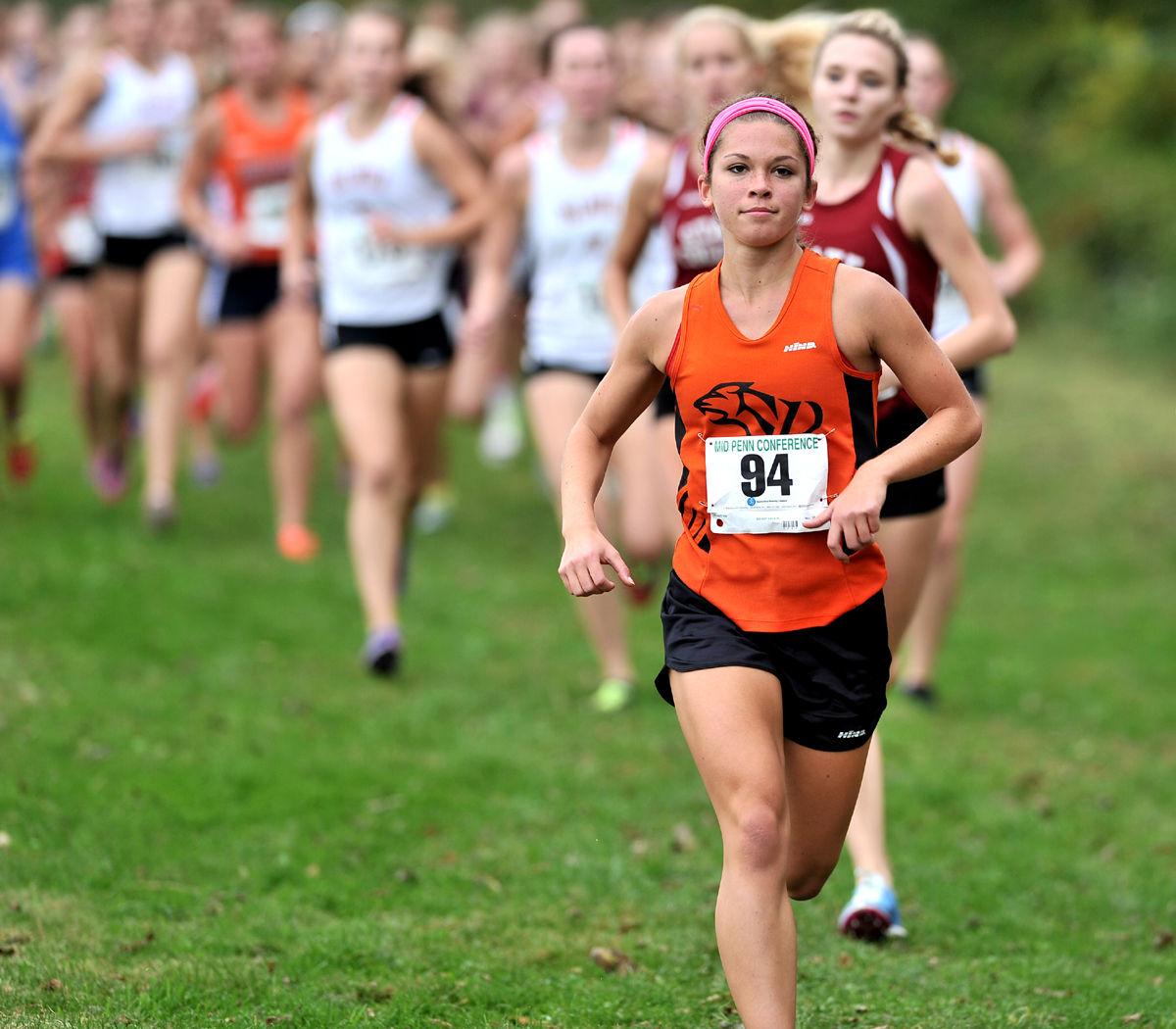 MidPenn Cross Country Cumberland Valley's Mady Clahane wins third