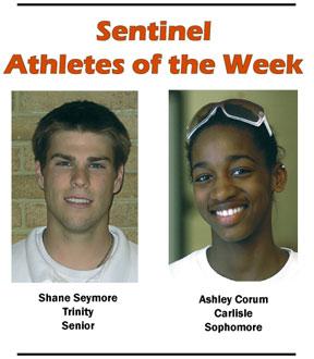 Carlisle’s Ashley Corum and Trinity’s Shane Seymore come up big 