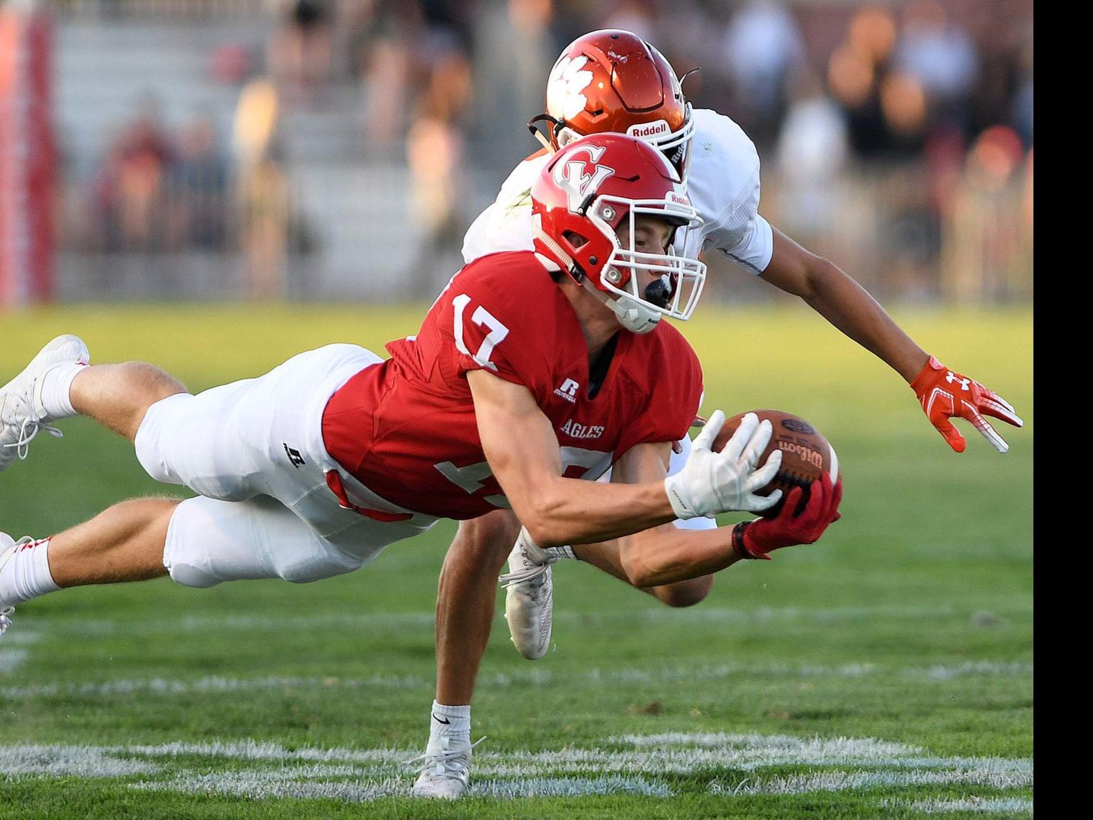 Hs Football Cumberland Valley S Alex Kovach Logan Ramper Lead