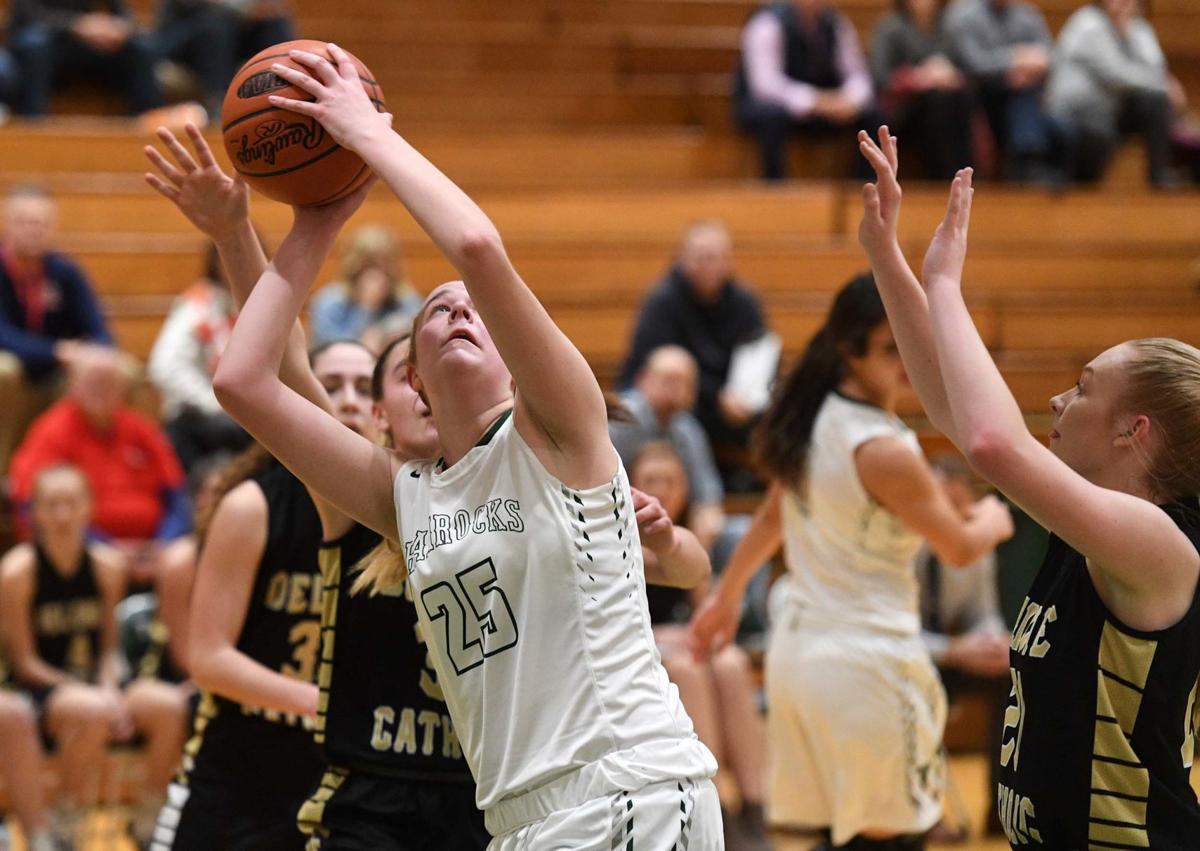 Hs Girls Basketball Delone Catholic S Defense Too Much For