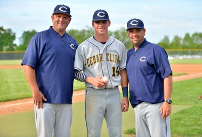 Baseball Cedar Cliff Bobby Whalen 100th hit, May 15,2019