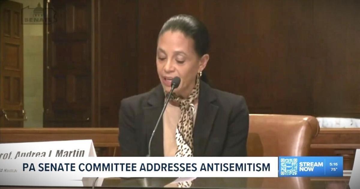Professor Andrea J. Martin testifies before Pennsylvania Senate committee on antisemitism