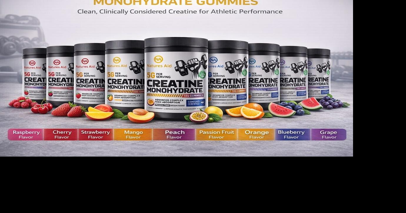 Taste Meets Science: Natures Aid Launches NSF-Certified Creatine Gummy