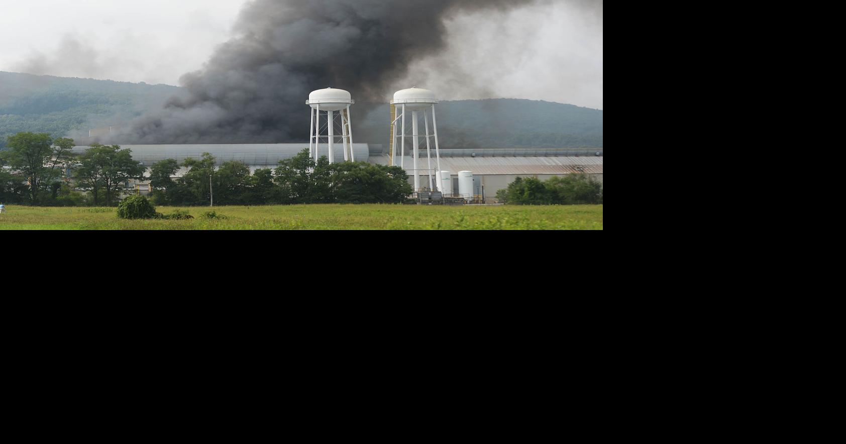 Photos: Glass leak at former PPG plant in South Middleton