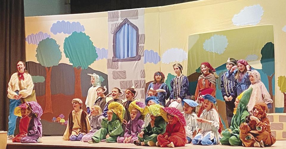 Rapunzel is rescued by Valier’s cast of 30 Missoula Children’s Theatre actors