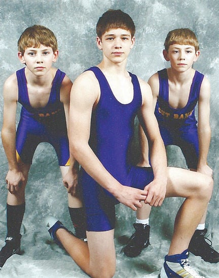 little boy wrestling singlets