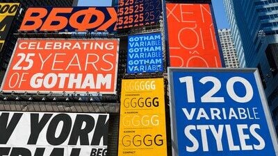Monotype Celebrates 25 Years of Gotham with Launch of Gotham Variable ...