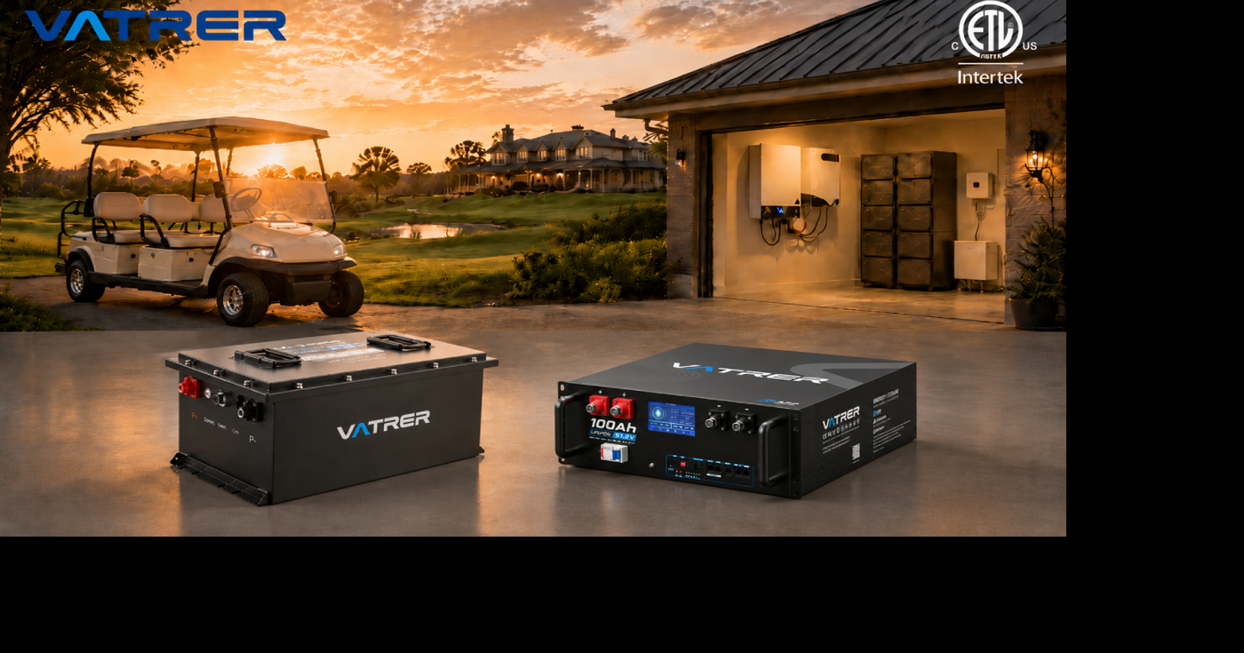 Vatrer Power LiFePO4 Batteries Earn Intertek Certification to UL 2271 and UL 1973 Safety Standards
