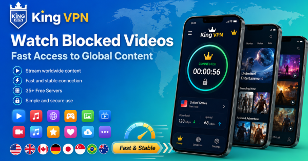 KING VPN Announces Android VPN App Availability for Users in the United States | Press Releases