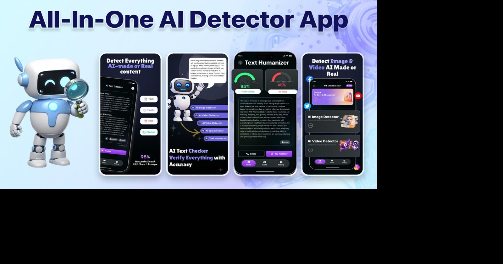 AI Detector: Detect AI Content App Launches on iOS with Multi-Format AI ...