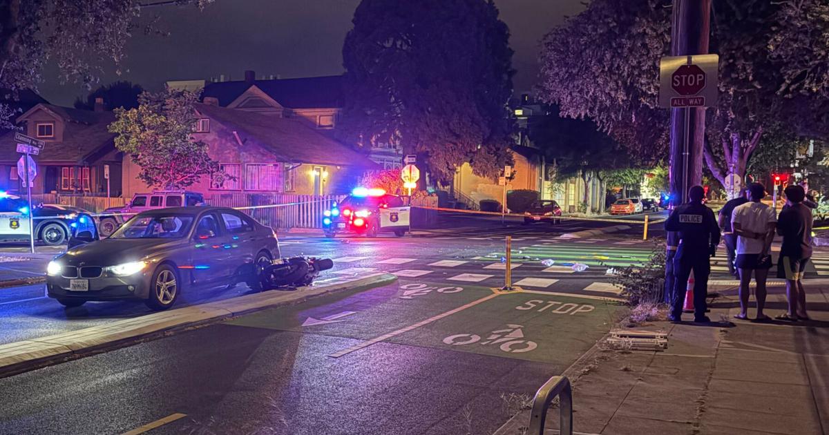 Motorcyclist in critical condition after Sunday morning collision near Fulton and Channing