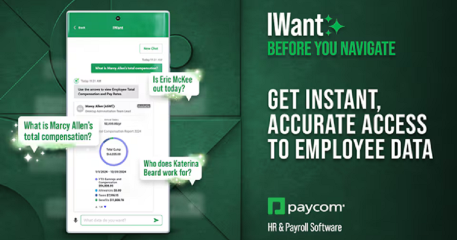 HR Executive Announces Top HR Products of 2025, AI solutions like Paycom’s IWant rise to top