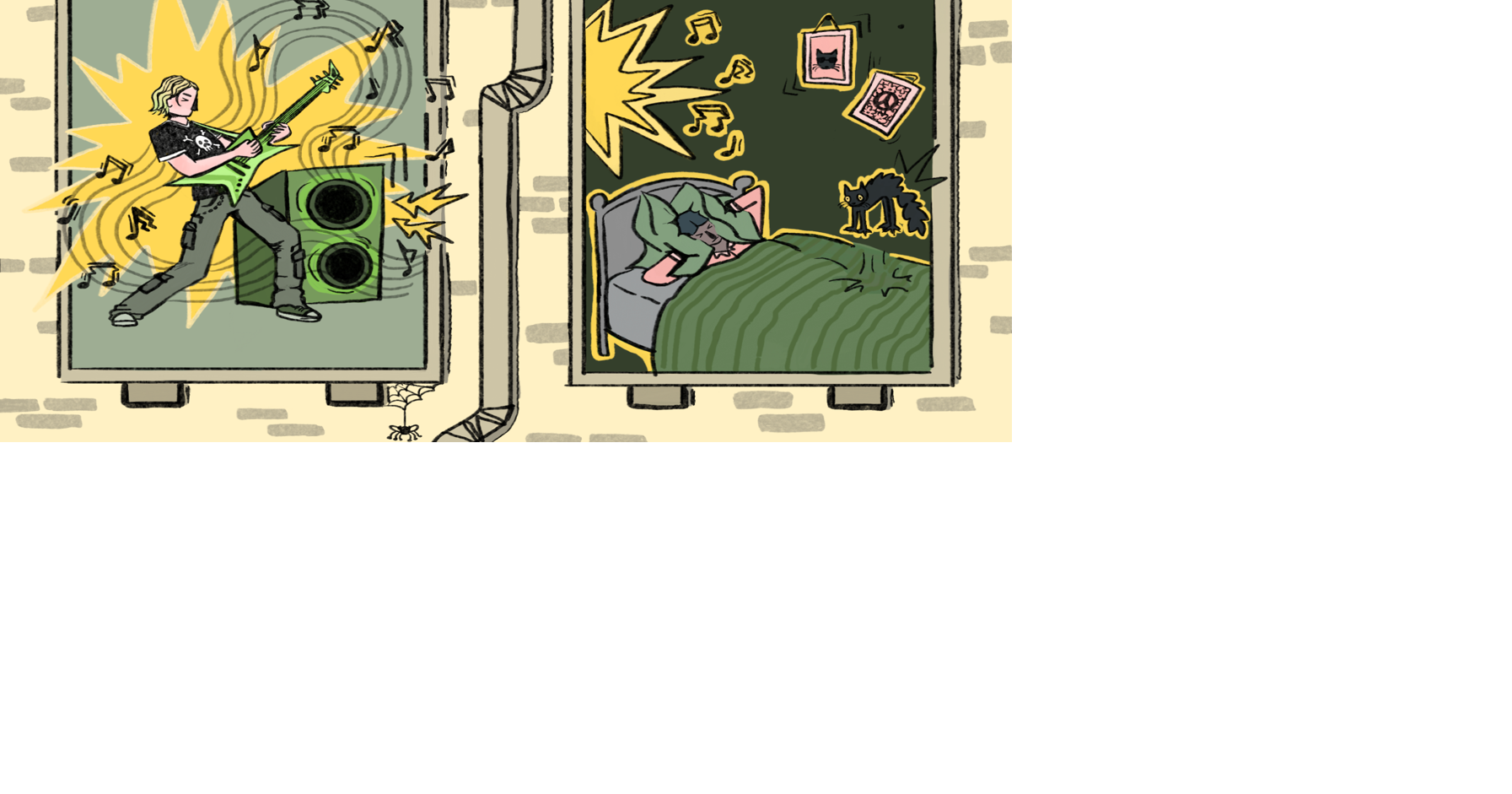 Noisy upstairs neighbor