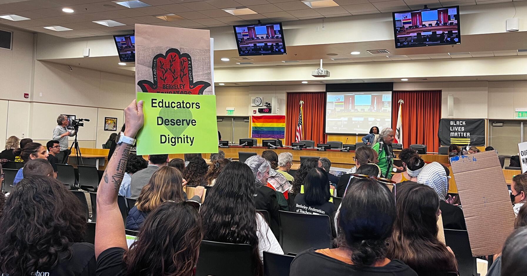 Pro-Palestinian community members speak out at Berkeley school board meeting - Vimarsana News