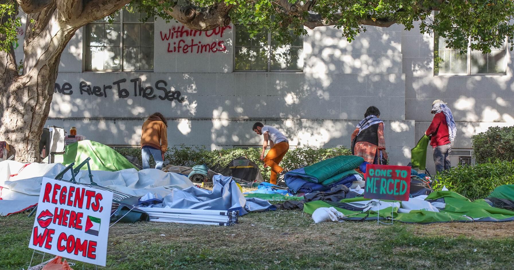 'Free Palestine Encampment' reaches agreements with campus, disbands from Mario Savio steps | News - Vimarsana News