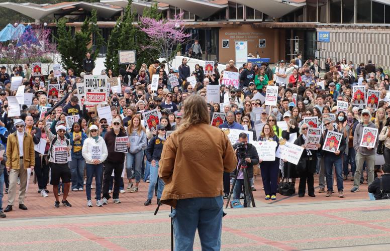 UC Berkeley faculty lead protest against federal threat to education ...