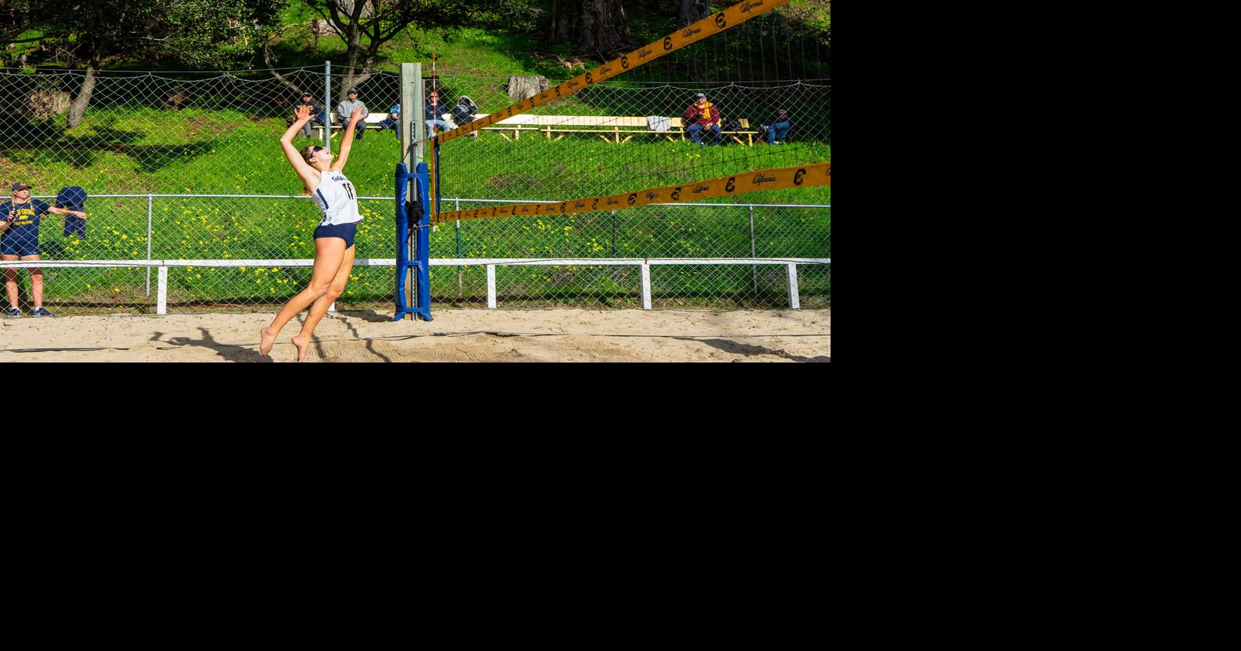 Cal beach takes 3 matches, loses one in MPSF Coast-to-Coast Classic