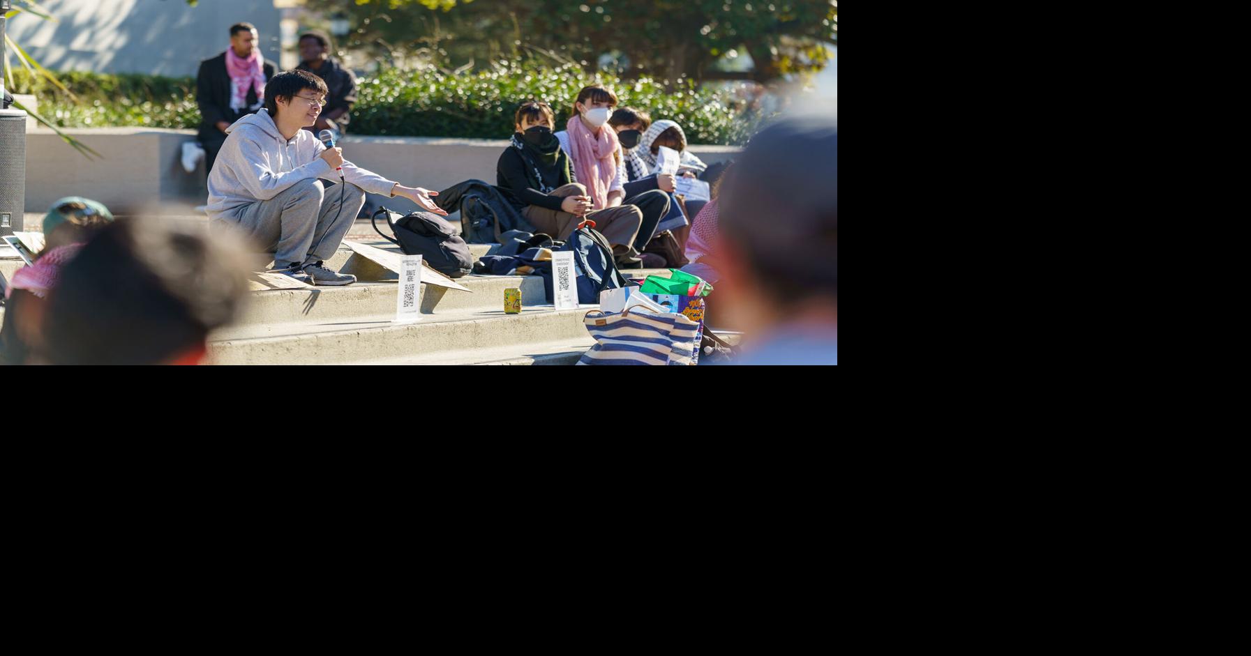 Students protest suspension of UC Berkeley lecturer Peyrin Kao with study-in and hunger strike
