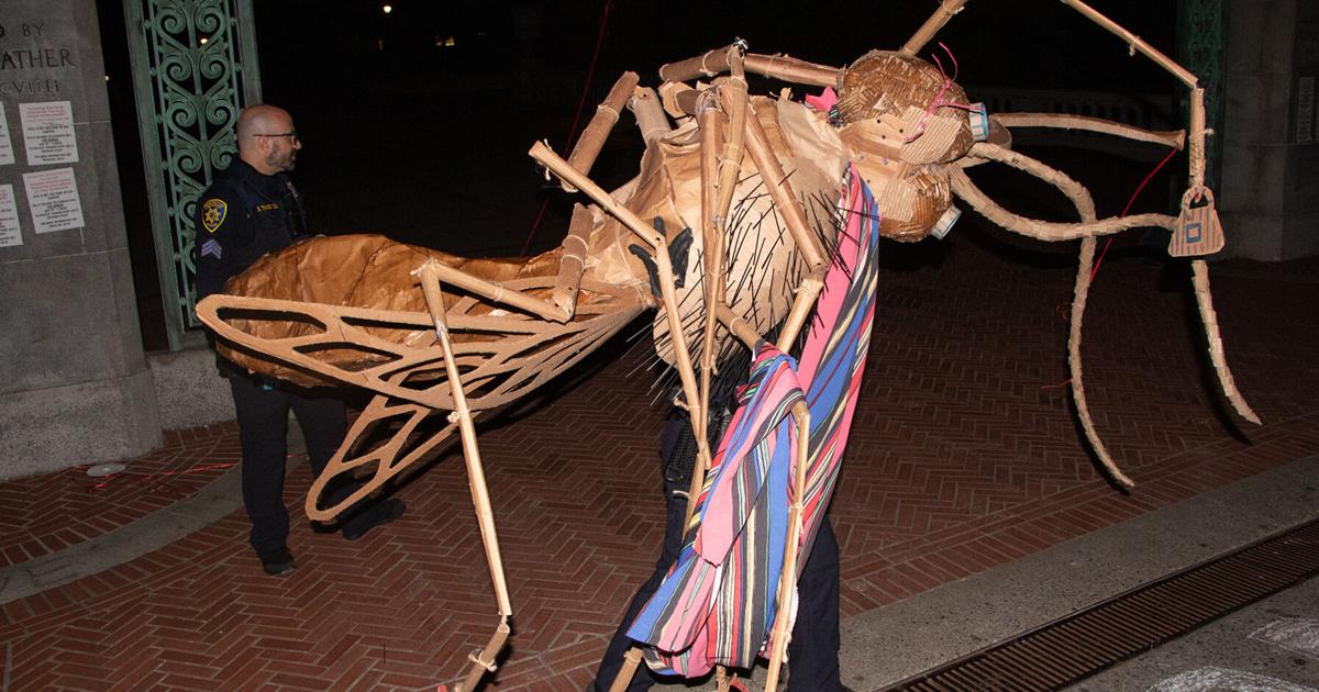 When Protest Meets Property: Is Hanging a Cardboard Bug on Sather Gate a Felony or Free Speech?