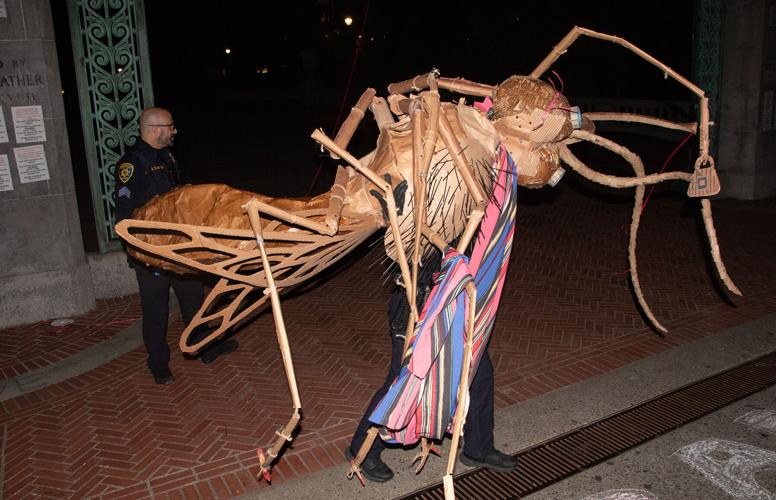 A cardboard mosquito