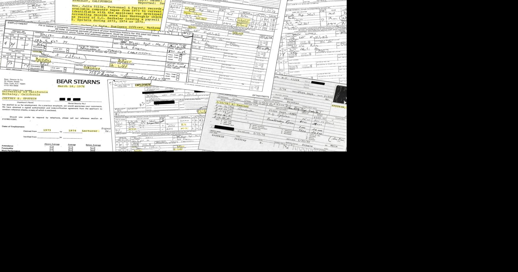 Jeffery Epstein lied about being a UC Berkeley lecturer. It helped kickstart his finance career