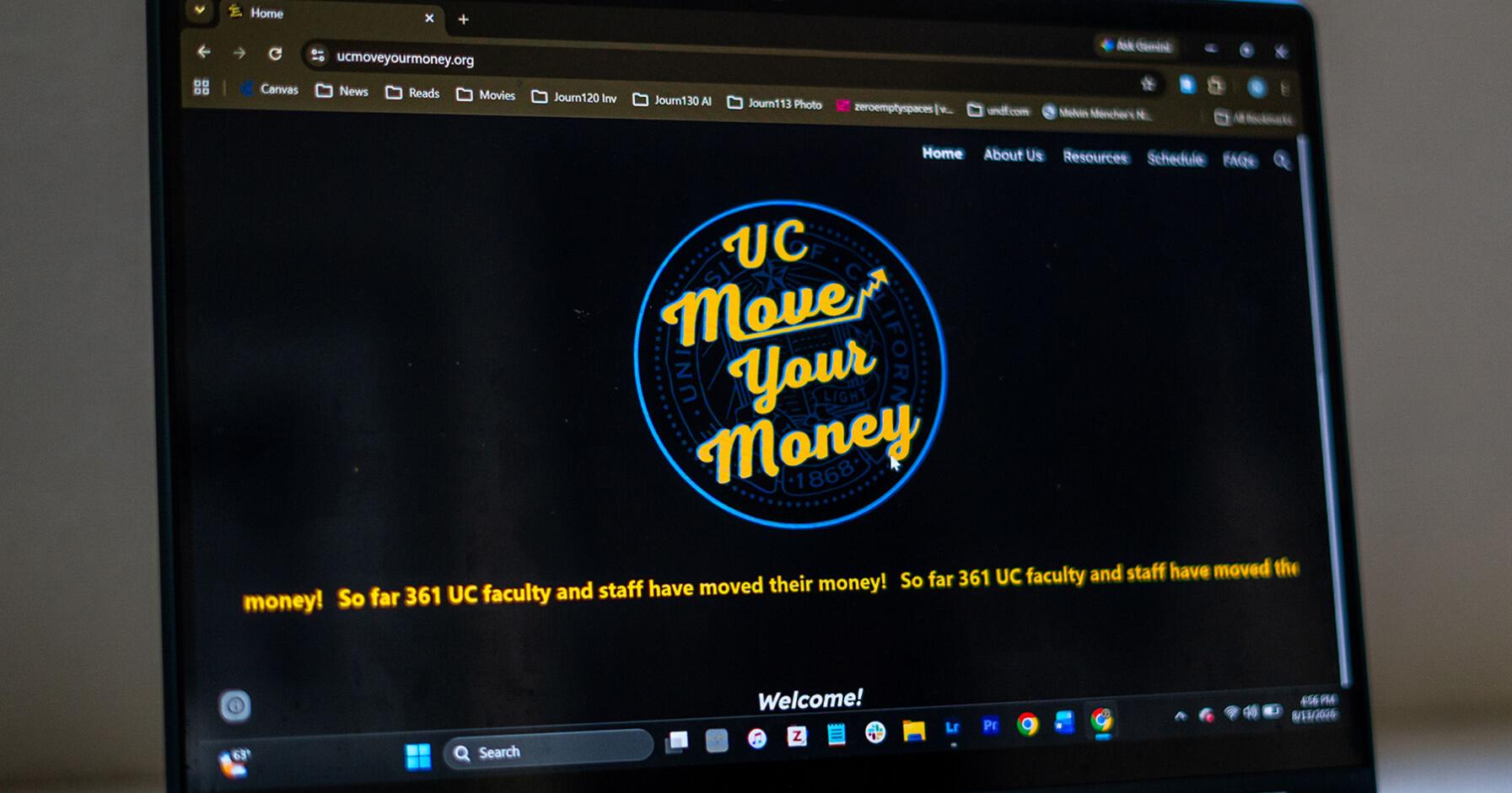 Кампания UC Move Your Money призывает преподавателей Калифорнийского университета перевести пенсионные накопления в фонд, исключающий компании, связанные с государственным насилием