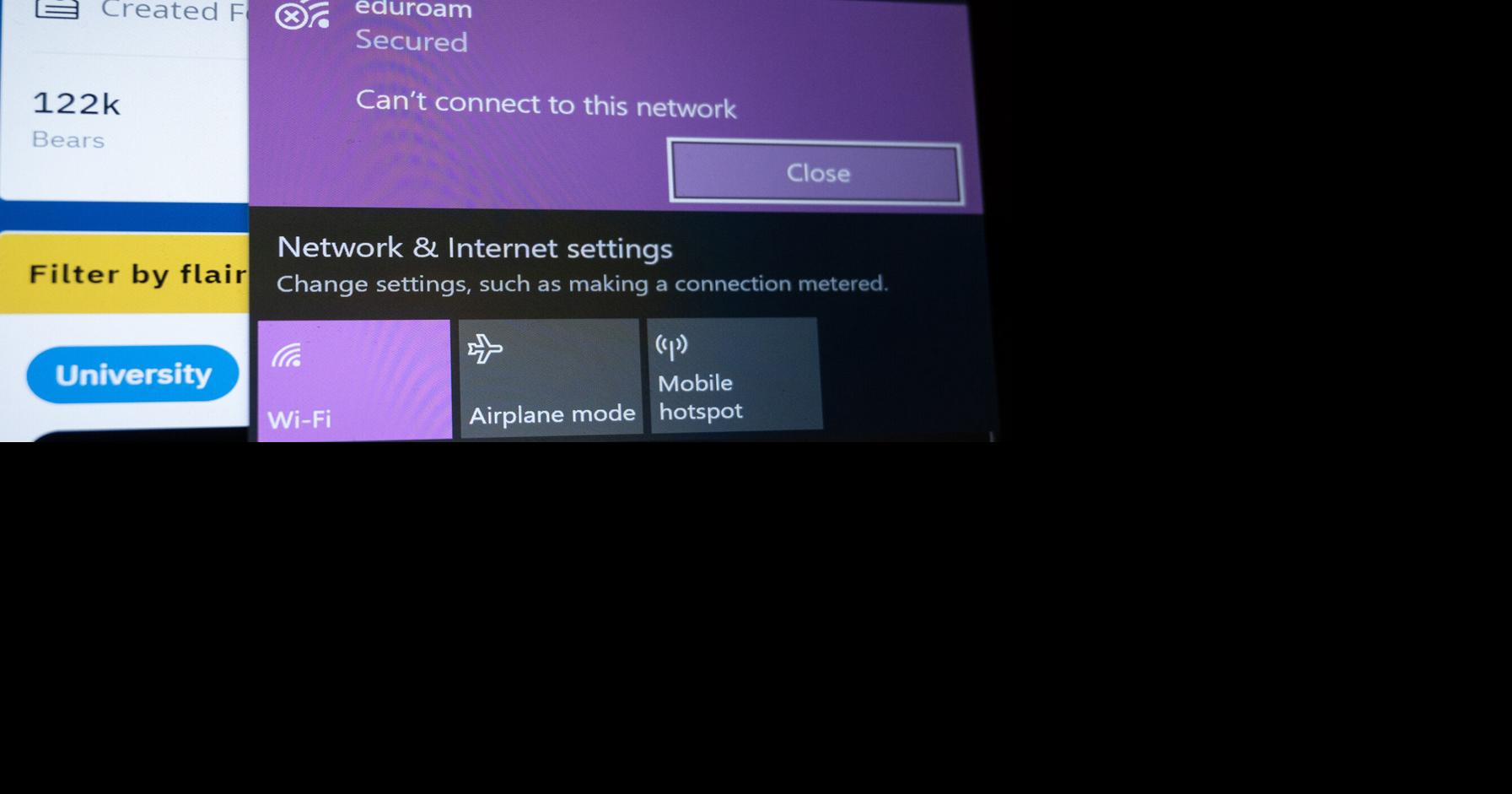 Widespread network outage impacts dozens of campus systems, but WiFi is