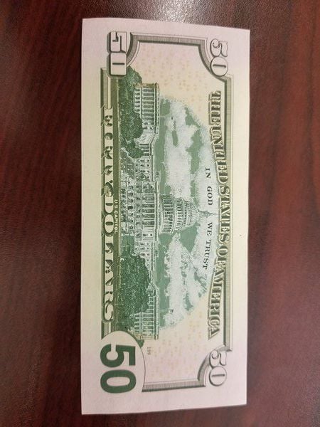 Dpd Fake Fifty Dollar Bills Found In Dalton Local News Dailycitizen News