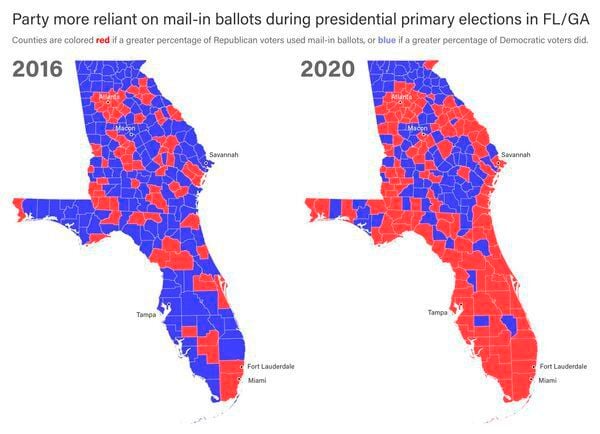 In Southern states, data show Republicans have a historically higher ...