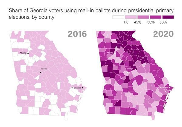 Data Shows Mailed Ballots Benefit Both Parties In Battleground States ...