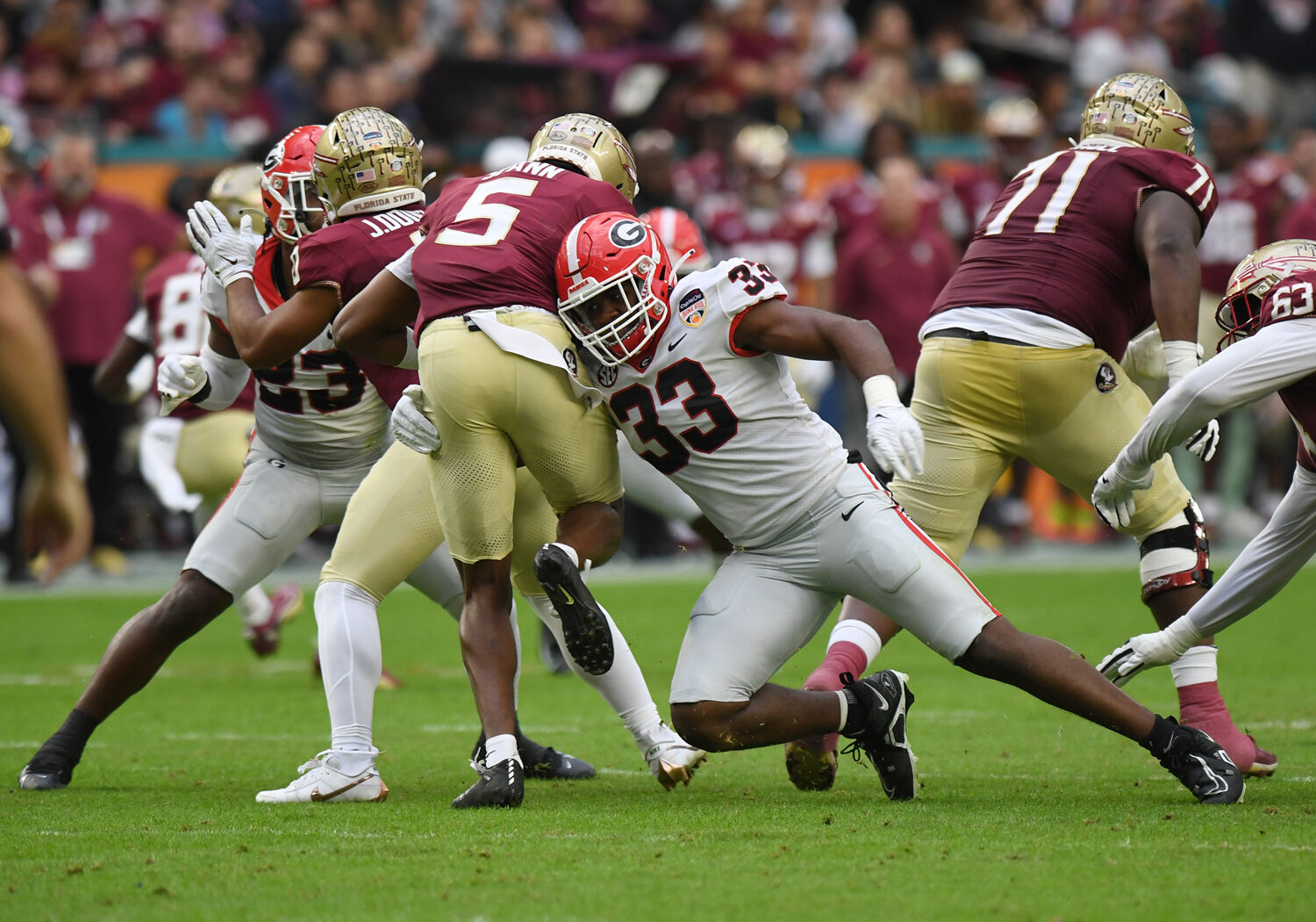 Photos: Georgia Vs. Florida State In The Orange Bowl | Gallery ...