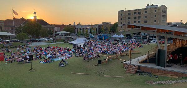 A work of art: Burr Performing Arts Park has become a downtown Dalton ...