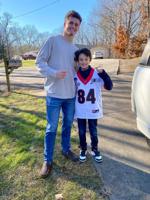 McConkey for Christmas: Young fan surprised with jersey, Christmas visit from Ladd McConkey
