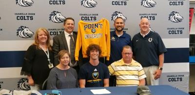 Coahulla Creek’s Jones signs swimming scholarship with Point