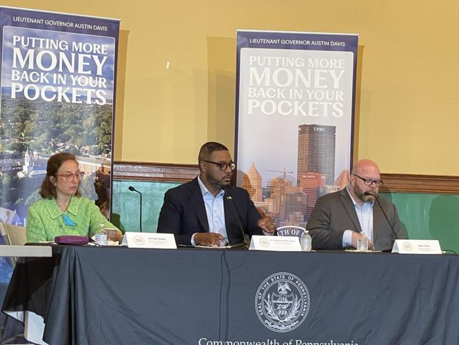 Davis promotes ‘Putting More Money Back in Your Pockets’ during Fayette visit