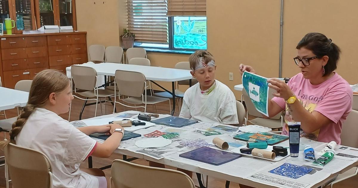 Students explore creativity at Scottdale Public Library art camp