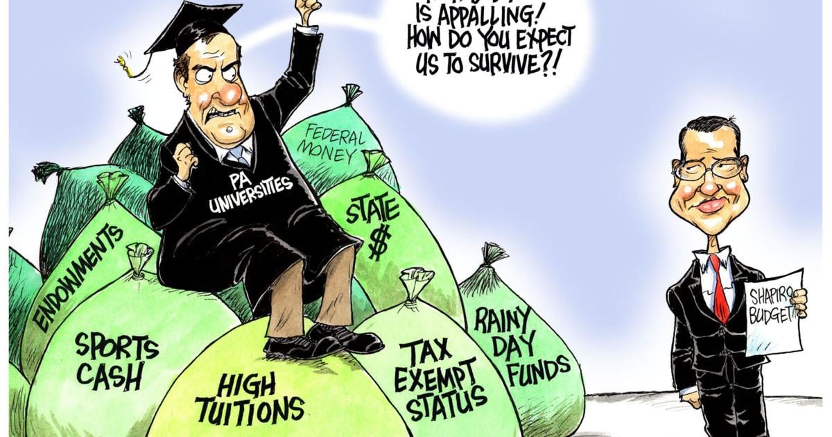 University Rights Cartoon University funding cartoon | Opinion | dailycourier.com