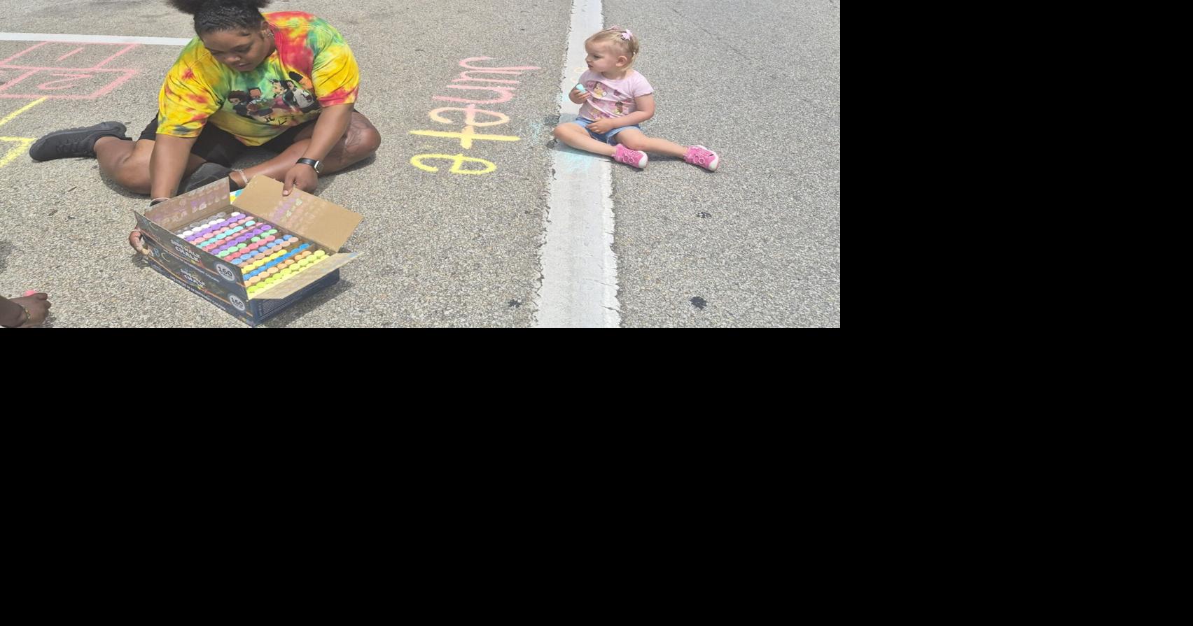 Chalk art