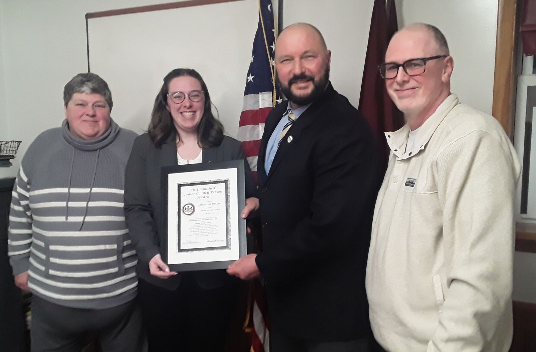 Dugger Recognized With PSAB Award | News | Dailycourier.com